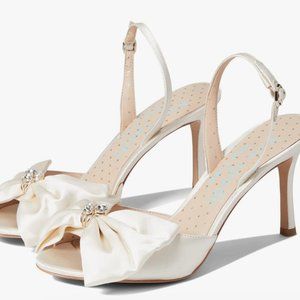 Ivory Heels, Sling back, Kate Spade New York- Happily, Sz 8 M